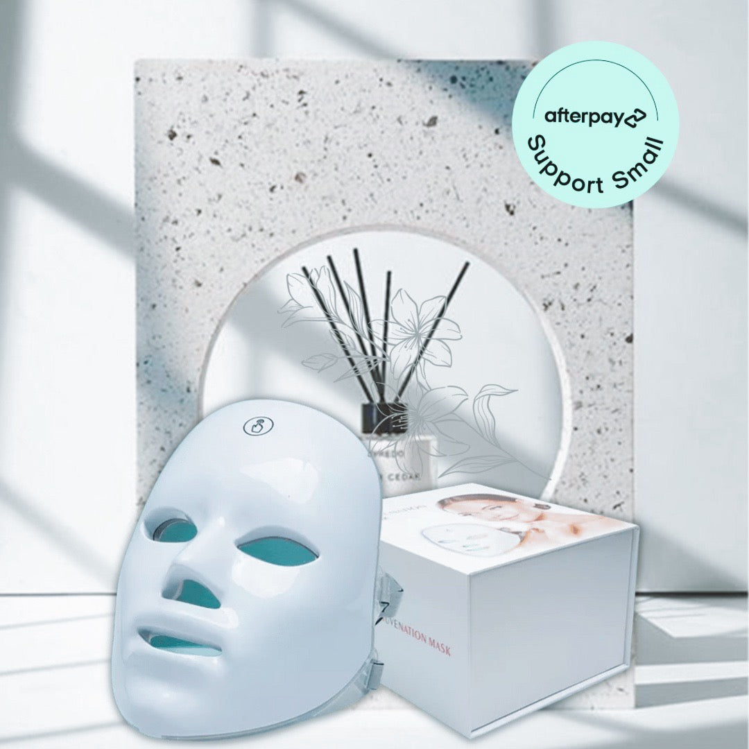 The Most Effective Light Therapy: White Aura Light 7 LED Mask